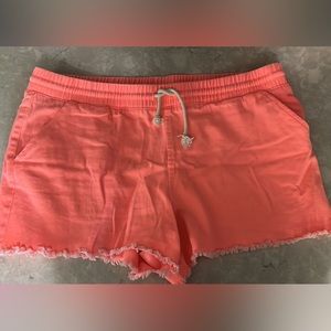 Neon orange woman’s 2x shorts w/ pockets